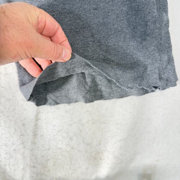 Polo Ralph Lauren Waffle Weave Lounge Pants Men L Drawstring Waist CUT Off Hems - Picture 4 of 15